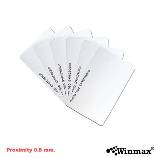 บัตร Proximity Card Winmax 0.8 mm 125 KHz 