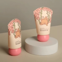 หลอดเครื่องสำอาง หลอดครีมทามือ หลอดโลชั่นครีมทาผิว หลอดพลาสติกก้นโค้ง 50ml/80ml/100ml พิมพ์โลโก้เองได้ 