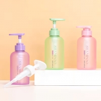 ขวดเครื่องสำอาง ขวดผลิตภัณฑ์ ขวดแชมพู ขวดโลชั่น หัวปั๊ม ขวดกลม 300ml/500m 