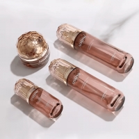 ขวดแก้วเครื่องสำอาง ทรงกลม ก้นหนา ขวดเซรั่ม  40 ml/100 ml /120 ml และกระปุกครีม 30g/50g 