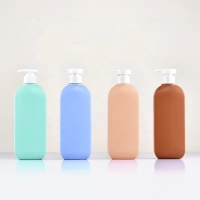 ขวดเครื่องสำอาง ขวดผลิตภัณฑ์ ขวดแชมพู ขวดโลชั่น หัวปั๊มทรงเหลี่ยม 300ml/500ml 