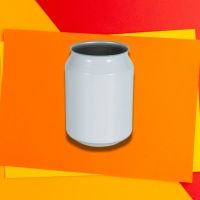 กระป๋องเครื่องอลูมิเนียม กระป๋องเครื่องดื่มเปล่า พร้อมฝาปิด ขนาด 250 ml 
